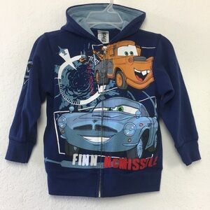 ✅Boys Cartoon Cars Hoodie size S